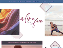 Tablet Screenshot of aliveinthefire.com